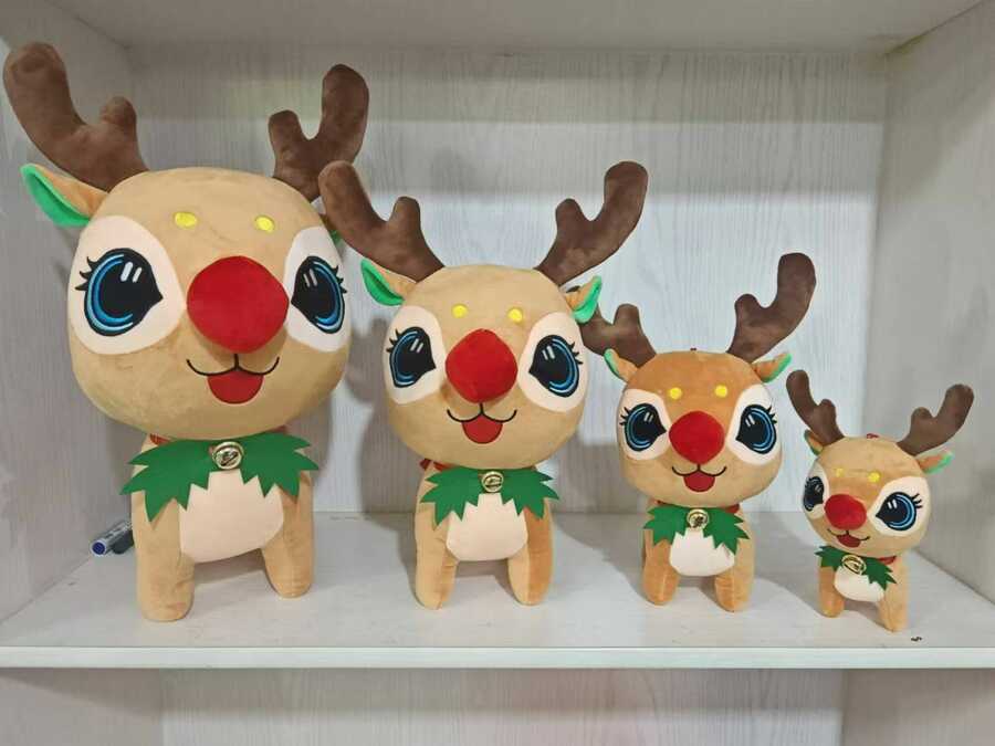 RENO SENTADO NAVIDAD 25CM
