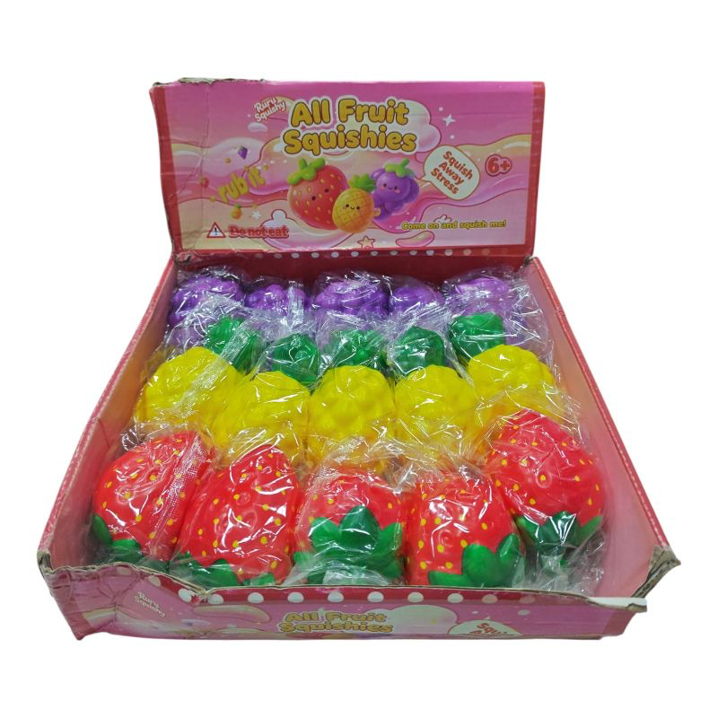 SQUISHY FRUTA GRANDE X15 UNIDADES