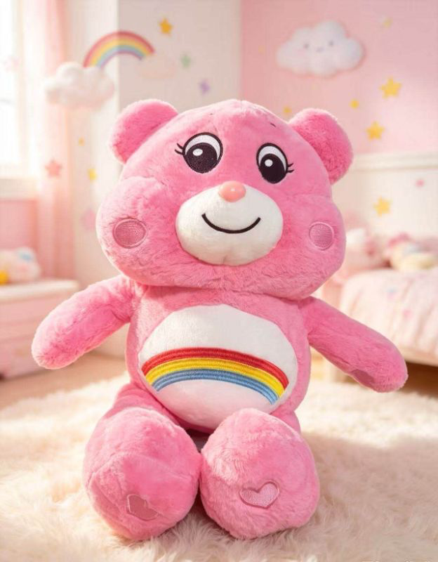 FINAL OSO CARINOSO ROSA 90CM