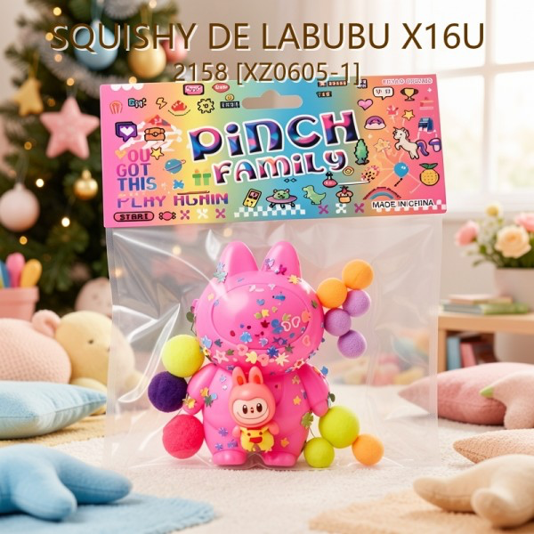 SQUISHY DE LABUBU X16U 2158 [XZ0605-1] PRECIO FINAL!!!!
