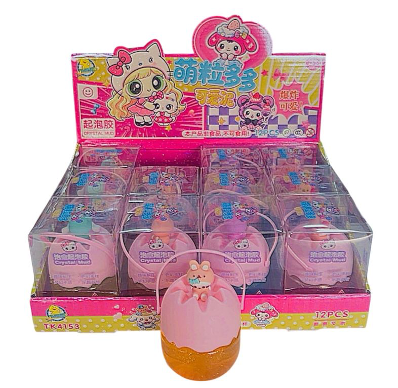 SLIME SANRIO CON BRILLANTINA X12 UNIDADES 2000 [TK4153A]