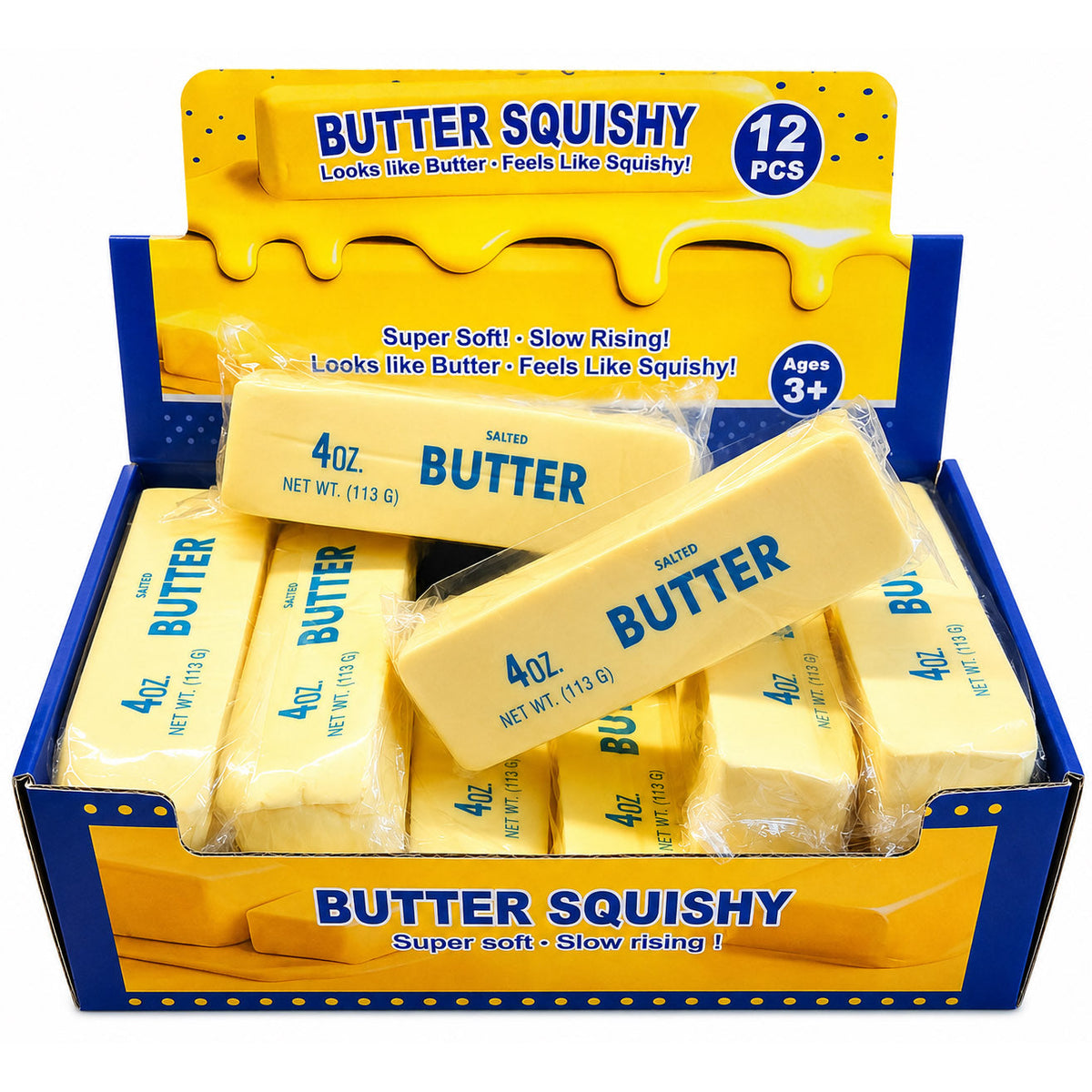 SQUISHY MANTECA BUTTER ORIGINAL 4OZ PRECIO ESPECIAL X12 UNIDADES