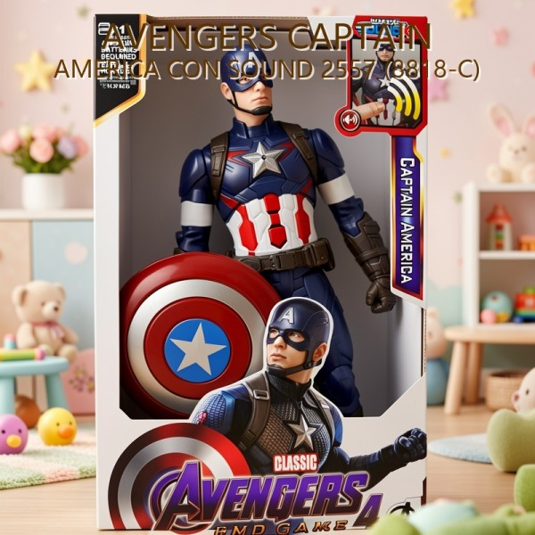 AVENGERS CAPTAIN AMERICA CON SOUND EN CAJA 2557 (8818-C)