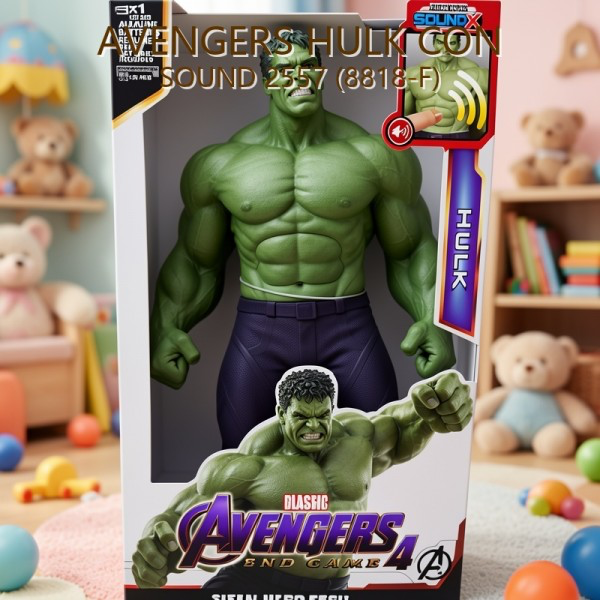 AVENGERS HULK CON SONIDO EN CAJA 2557 (8818-F)