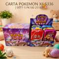 CARTA POKEMON X6 5336 [ 0077-5 PK180 25180]