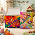 CARTA POKEMON X15 MULTICOLOR 232-5