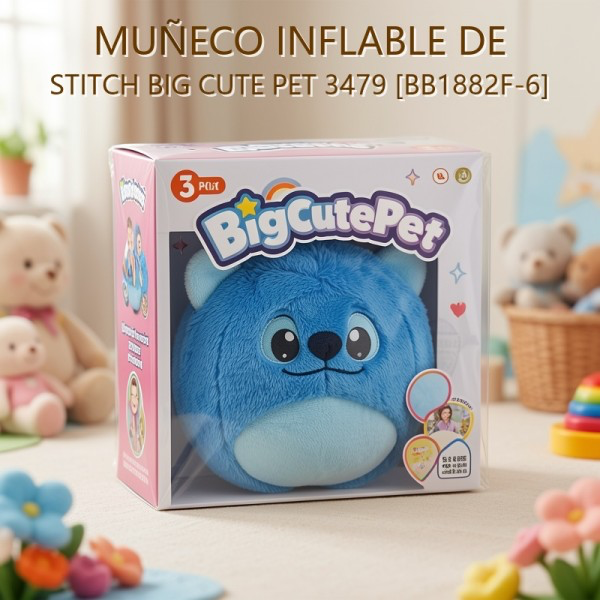 MUÑECO INFLABLE DE STITCH GRANDE CUTE PET 3479 [BB1882F-6]