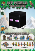 CUBOS IMANTADOS MINECRAFT ENDERMAN 312 PCS 6085 [BZ96-312CB]