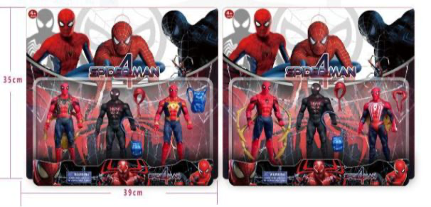 SPIDERMAN EN BLISTER X3 CON ACCESORIOS 0332 [4033]