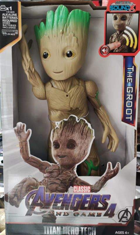 OFERTA GROOT GIGANTE CON LUZ, VOZ Y SONIDO EN CAJA