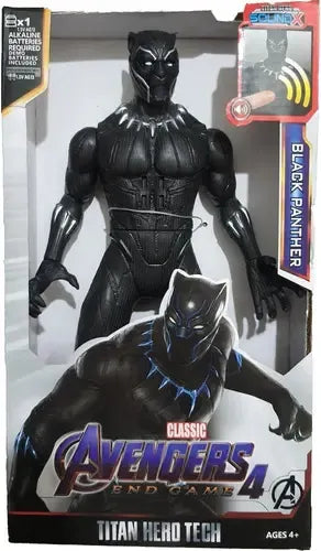 OFERTA PANTERA NEGRA GIGANTE CON LUZ, VOZ Y SONIDO EN CAJA