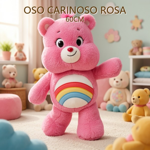 OSO CARINOSO ROSA 60CM