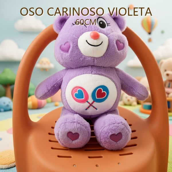 OSO CARINOSO VIOLETA 60CM