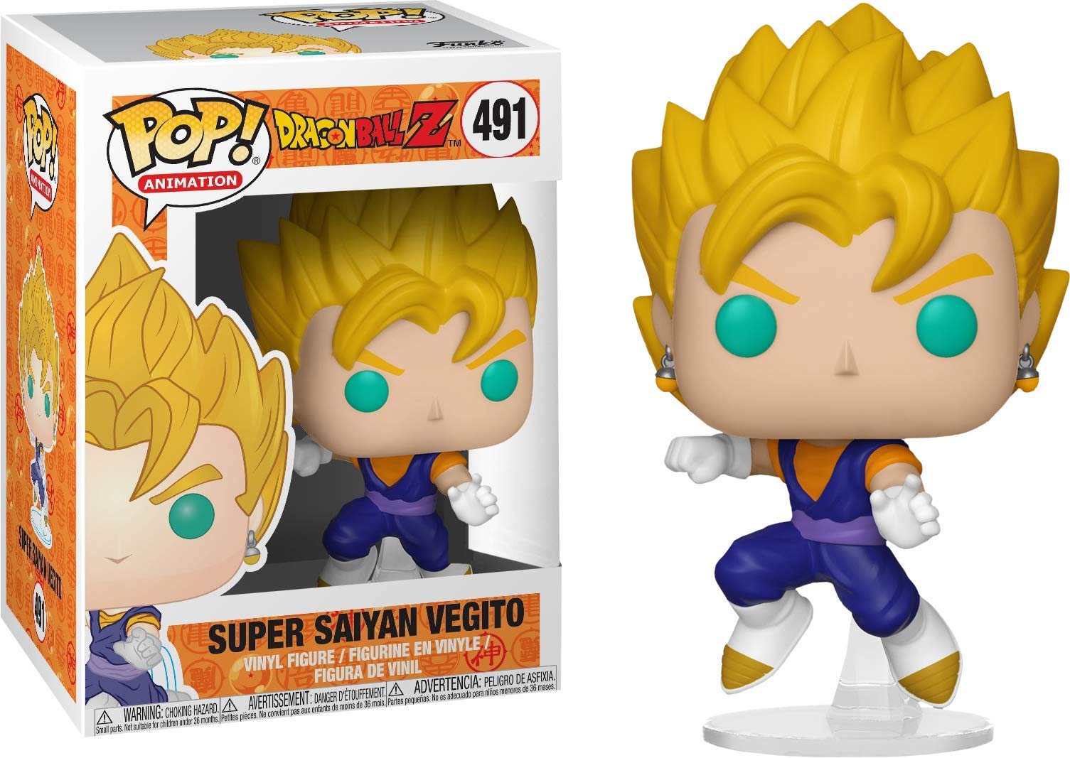 FUNKO POP SUPER SAIYAN VEGITO 491