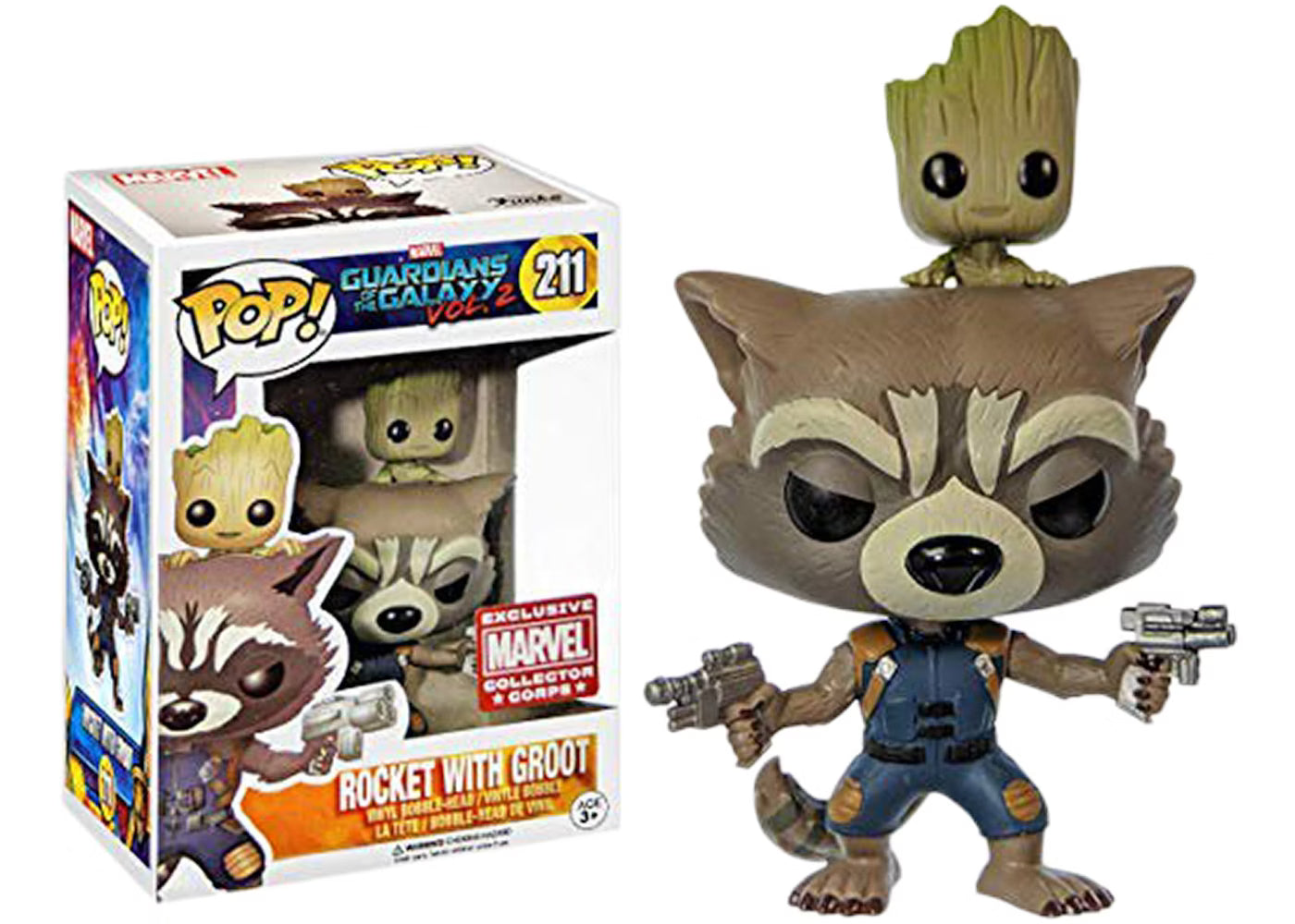 FUNKO POP ROCKET WITH GROOT 211