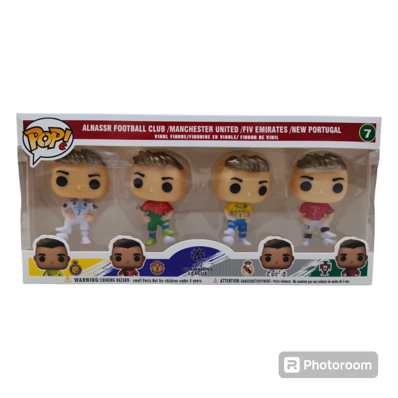 FUNKO POP RONALDO X4