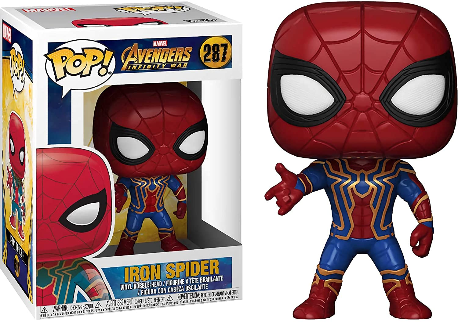 FUNKO POP IRON SPIDERMAN 287