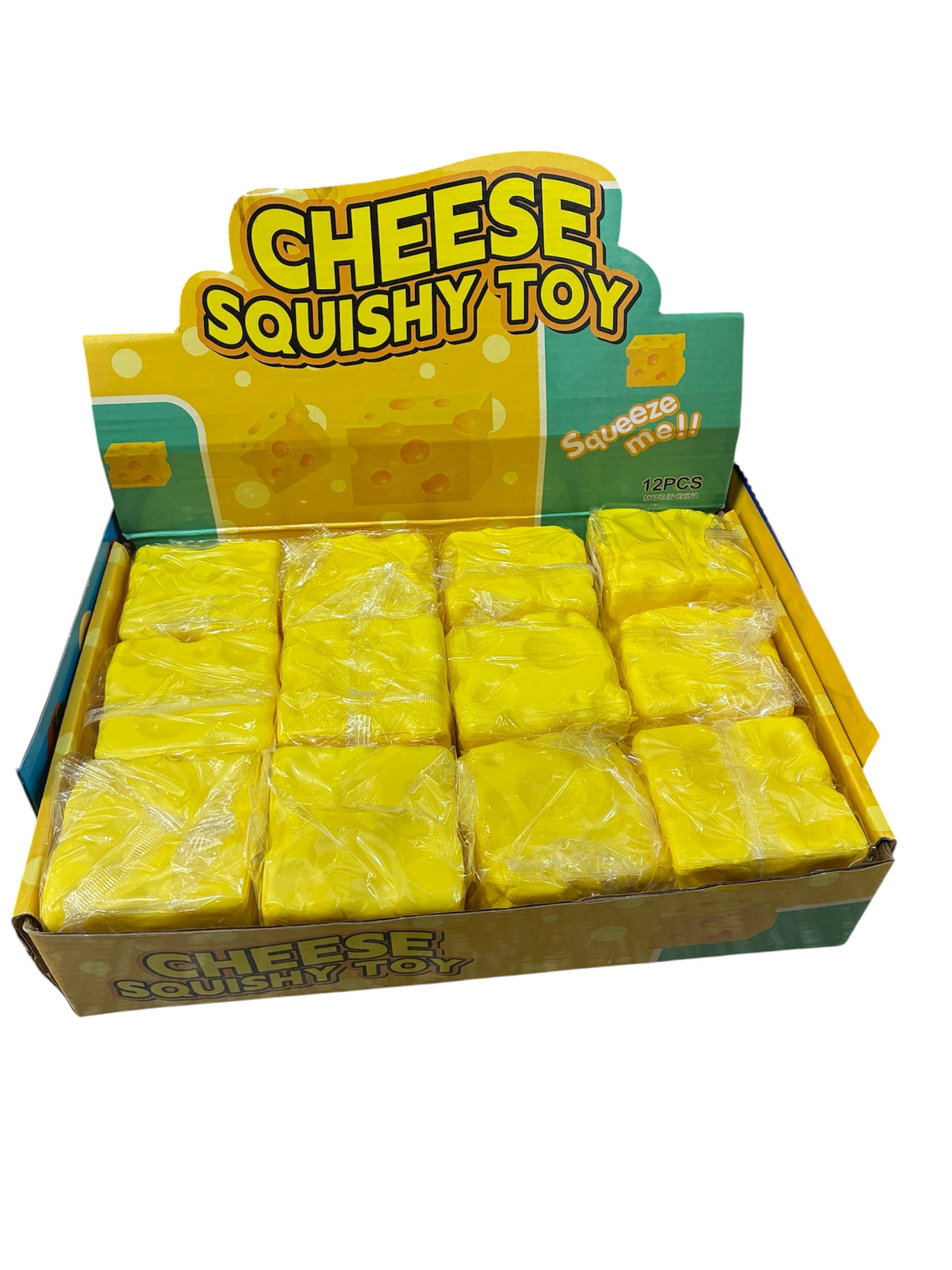 SQUISHY QUESO VIRAL CHEESE SQUISHY TOY