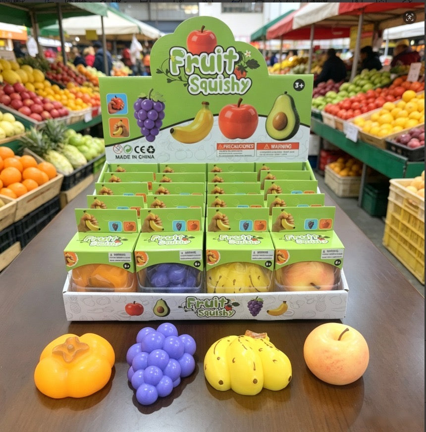 SQUISHY FRUTA X15 UNIDADES