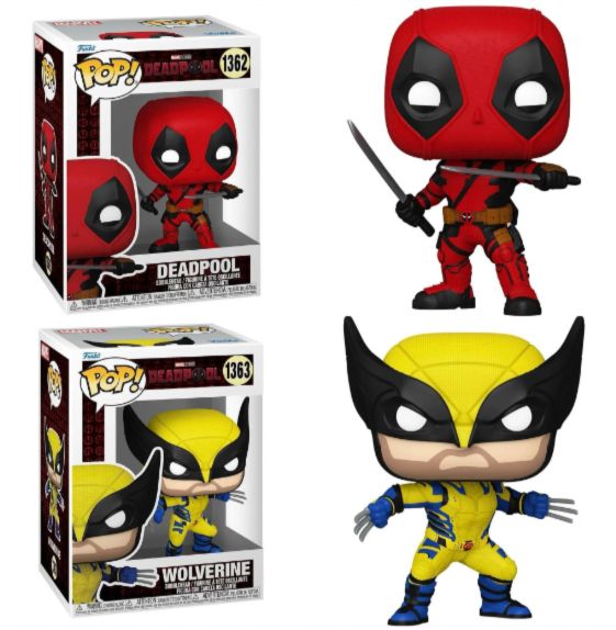POP DEADPOOL Y WOLVERINE X1 3 MOTIVOS (1363 / 1362 / 1400 )