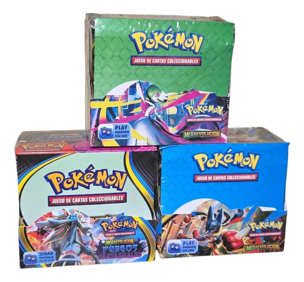 CAJA POKEMON 36 SOBRES 350 CARTAS EN ESPAÑOL